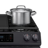 6.0 cu. ft. Smart Slide-in Gas Range with Convection in Black Stainless Steel - (NX60T8311SG)