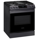 6.0 cu. ft. Smart Slide-in Gas Range with Convection in Black Stainless Steel - (NX60T8311SG)