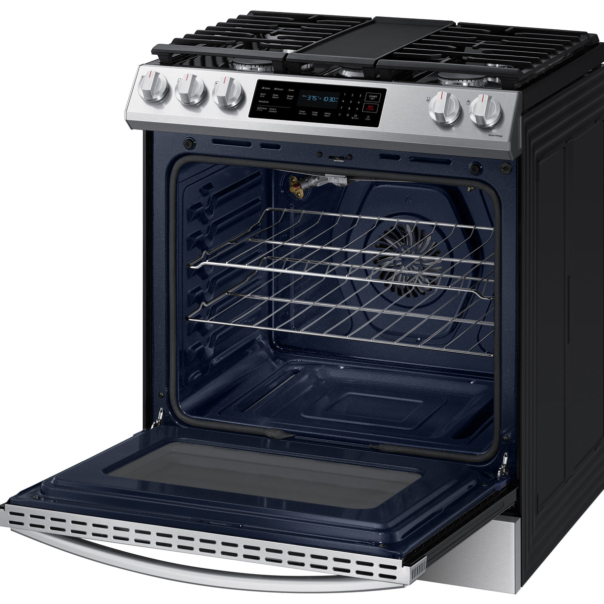 6.0 cu. ft. Smart Slide-in Gas Range with Convection in Stainless Steel - (NX60T8311SS)