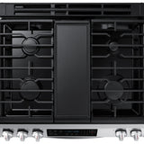 6.0 cu. ft. Smart Slide-in Gas Range with Convection in Stainless Steel - (NX60T8311SS)