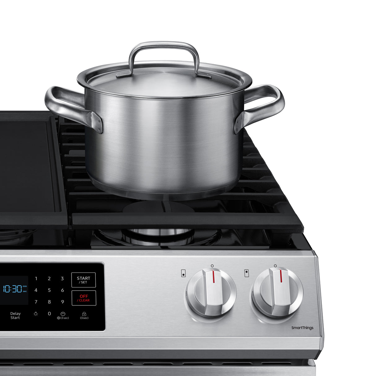 6.0 cu. ft. Smart Slide-in Gas Range with Convection in Stainless Steel - (NX60T8311SS)