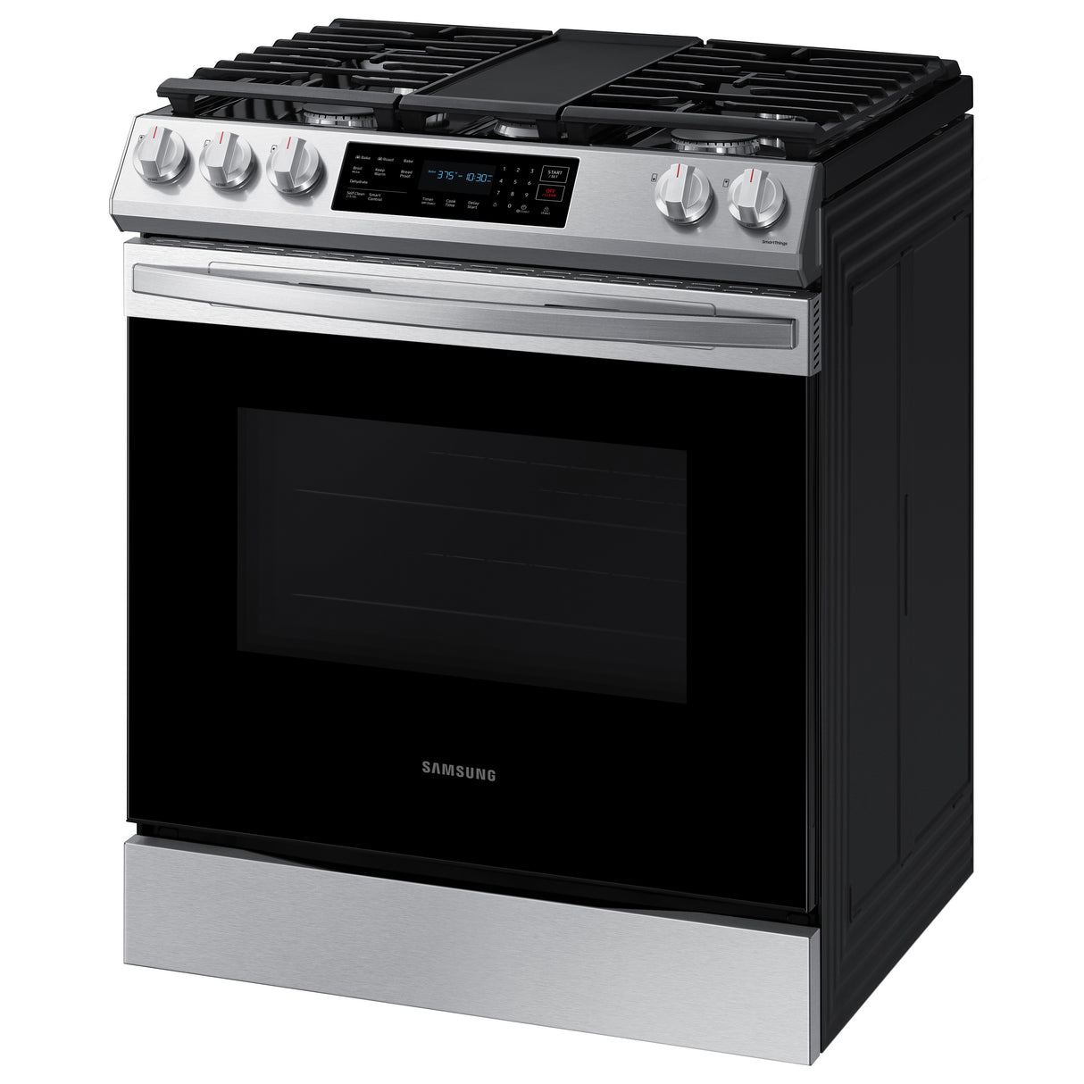 6.0 cu. ft. Smart Slide-in Gas Range with Convection in Stainless Steel - (NX60T8311SS)