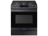 6.0 cu ft. Smart Slide-in Gas Range with Air Fry in Black Stainless Steel - (NX60T8511SG)