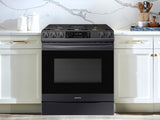 6.0 cu ft. Smart Slide-in Gas Range with Air Fry in Black Stainless Steel - (NX60T8511SG)