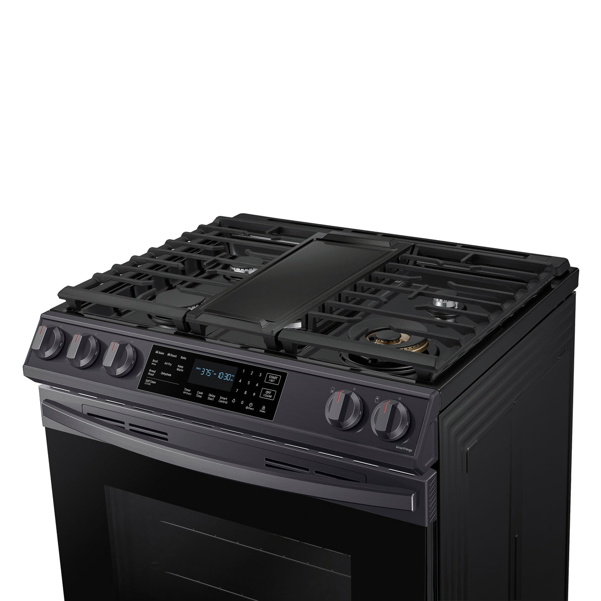 6.0 cu ft. Smart Slide-in Gas Range with Air Fry in Black Stainless Steel - (NX60T8511SG)