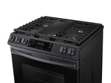 6.0 cu ft. Smart Slide-in Gas Range with Air Fry in Black Stainless Steel - (NX60T8511SG)