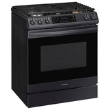 6.0 cu ft. Smart Slide-in Gas Range with Air Fry in Black Stainless Steel - (NX60T8511SG)