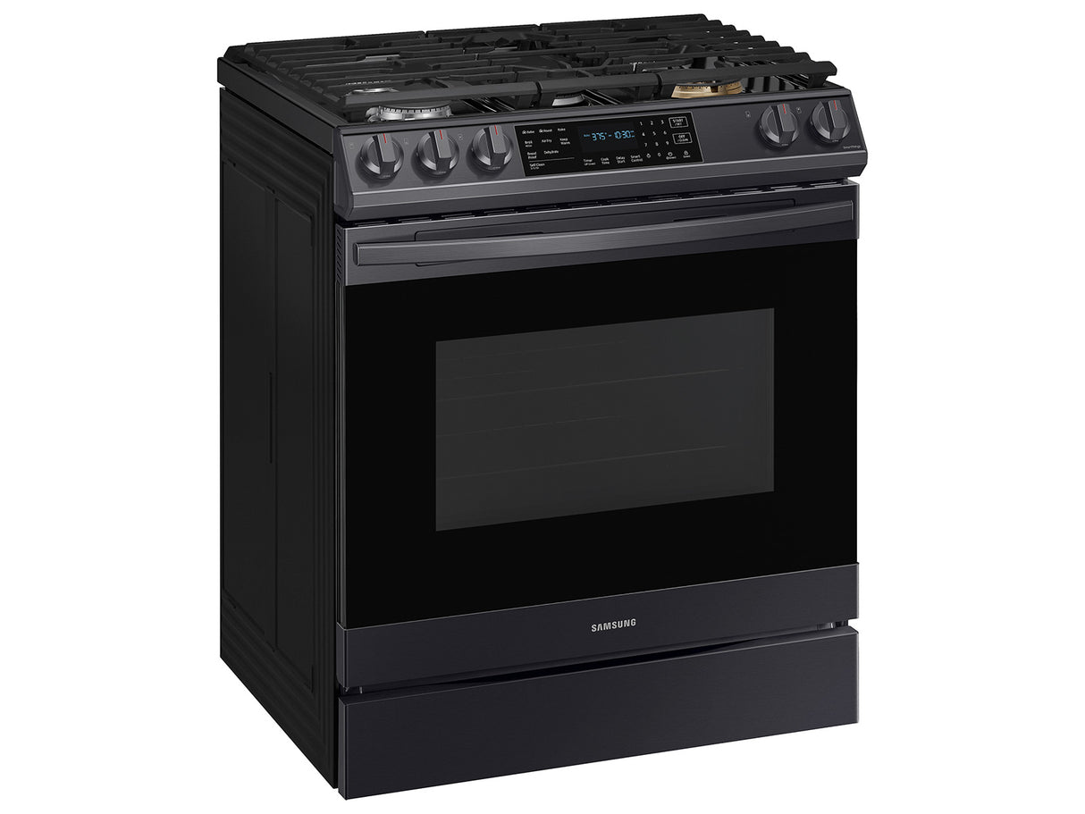 6.0 cu ft. Smart Slide-in Gas Range with Air Fry in Black Stainless Steel - (NX60T8511SG)