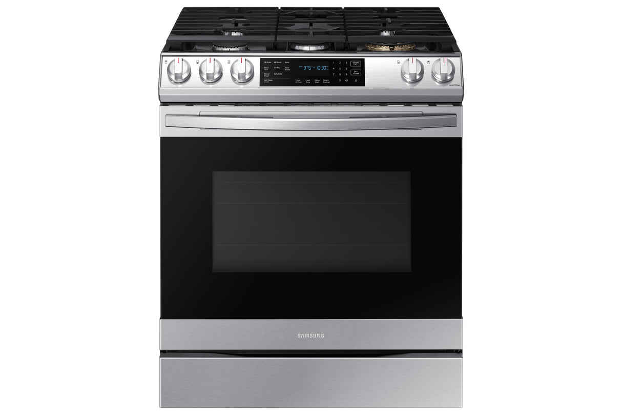 6.0 cu. ft. Smart Slide-in Gas Range with Air Fry in Stainless Steel - (NX60T8511SS)