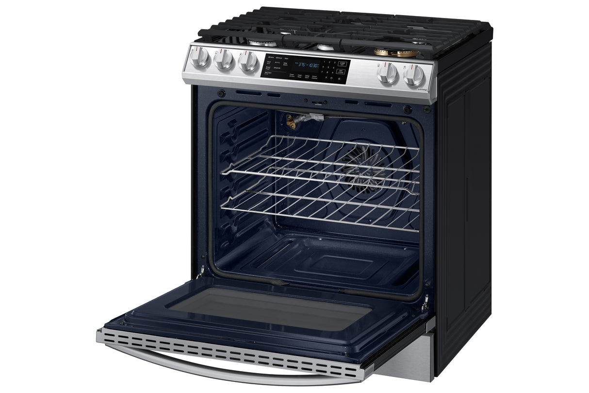 6.0 cu. ft. Smart Slide-in Gas Range with Air Fry in Stainless Steel - (NX60T8511SS)