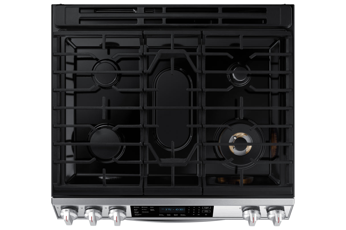 6.0 cu. ft. Smart Slide-in Gas Range with Air Fry in Stainless Steel - (NX60T8511SS)