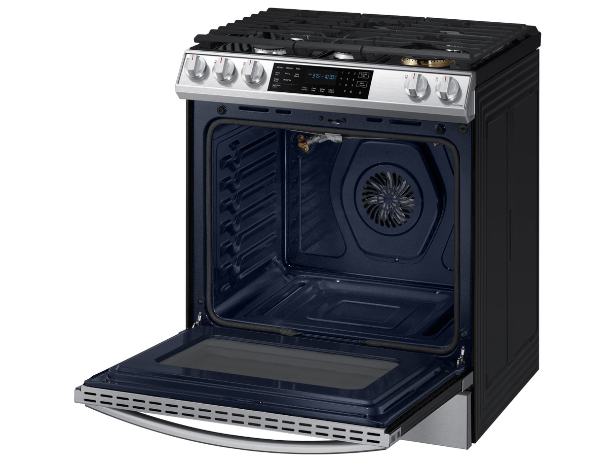 6.0 cu. ft. Smart Slide-in Gas Range with Air Fry in Stainless Steel - (NX60T8511SS)