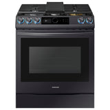 6.0 cu ft. Smart Slide-in Gas Range with Smart Dial & Air Fry in Black Stainless Steel - (NX60T8711SG)