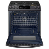 6.0 cu ft. Smart Slide-in Gas Range with Smart Dial & Air Fry in Black Stainless Steel - (NX60T8711SG)