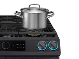 6.0 cu ft. Smart Slide-in Gas Range with Smart Dial & Air Fry in Black Stainless Steel - (NX60T8711SG)