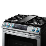 6.0 cu ft. Smart Slide-in Gas Range with Smart Dial & Air Fry in Stainless Steel - (NX60T8711SS)