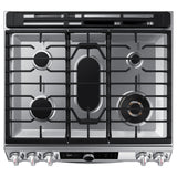 6.0 cu ft. Smart Slide-in Gas Range with Smart Dial & Air Fry in Stainless Steel - (NX60T8711SS)