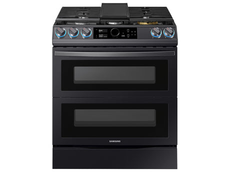 6.0 cu ft. Smart Slide-in Gas Range with Flex Duo(TM), Smart Dial & Air Fry in Black Stainless Steel - (NX60T8751SG)