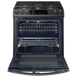 6.0 cu ft. Smart Slide-in Gas Range with Flex Duo(TM), Smart Dial & Air Fry in Black Stainless Steel - (NX60T8751SG)