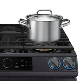 6.0 cu ft. Smart Slide-in Gas Range with Flex Duo(TM), Smart Dial & Air Fry in Black Stainless Steel - (NX60T8751SG)