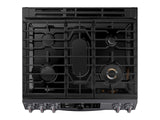 6.0 cu ft. Smart Slide-in Gas Range with Flex Duo(TM), Smart Dial & Air Fry in Black Stainless Steel - (NX60T8751SG)