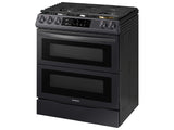 6.0 cu ft. Smart Slide-in Gas Range with Flex Duo(TM), Smart Dial & Air Fry in Black Stainless Steel - (NX60T8751SG)