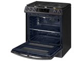 6.0 cu ft. Smart Slide-in Gas Range with Flex Duo(TM), Smart Dial & Air Fry in Black Stainless Steel - (NX60T8751SG)