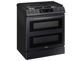 6.0 cu ft. Smart Slide-in Gas Range with Flex Duo(TM), Smart Dial & Air Fry in Black Stainless Steel - (NX60T8751SG)