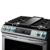 6.0 cu ft. Smart Slide-in Gas Range with Flex Duo(TM), Smart Dial & Air Fry in Stainless Steel - (NX60T8751SS)