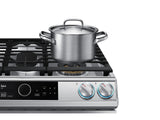 6.0 cu ft. Smart Slide-in Gas Range with Flex Duo(TM), Smart Dial & Air Fry in Stainless Steel - (NX60T8751SS)