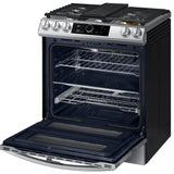 6.0 cu ft. Smart Slide-in Gas Range with Flex Duo(TM), Smart Dial & Air Fry in Stainless Steel - (NX60T8751SS)