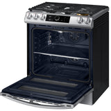 6.0 cu ft. Smart Slide-in Gas Range with Flex Duo(TM), Smart Dial & Air Fry in Stainless Steel - (NX60T8751SS)