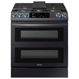 6.3 cu. ft. Flex Duo(TM) Front Control Slide-in Dual Fuel Range with Smart Dial, Air Fry, and Wi-Fi in Black Stainless Steel - (NY63T8751SG)