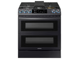 6.3 cu. ft. Flex Duo(TM) Front Control Slide-in Dual Fuel Range with Smart Dial, Air Fry, and Wi-Fi in Black Stainless Steel - (NY63T8751SG)