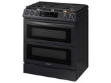 6.3 cu. ft. Flex Duo(TM) Front Control Slide-in Dual Fuel Range with Smart Dial, Air Fry, and Wi-Fi in Black Stainless Steel - (NY63T8751SG)