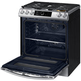 6.3 cu. ft. Flex Duo(TM) Front Control Slide-in Dual Fuel Range with Smart Dial, Air Fry, and Wi-Fi in Stainless Steel - (NY63T8751SS)