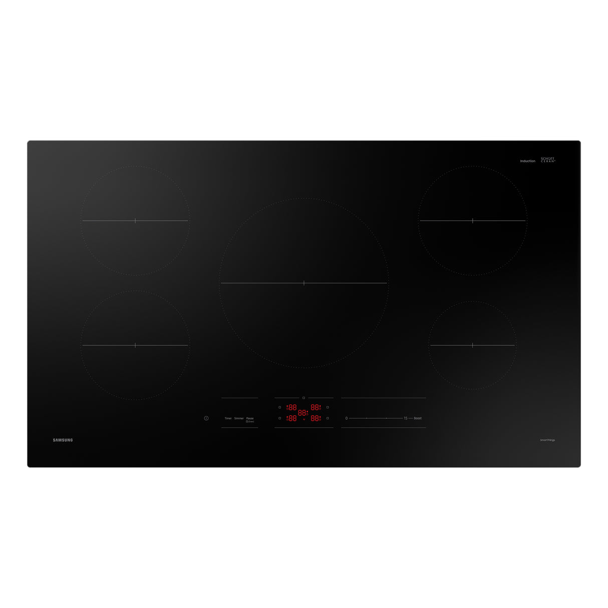 36" Smart Induction Cooktop with Wi-Fi in Black - (NZ36C3060UK)