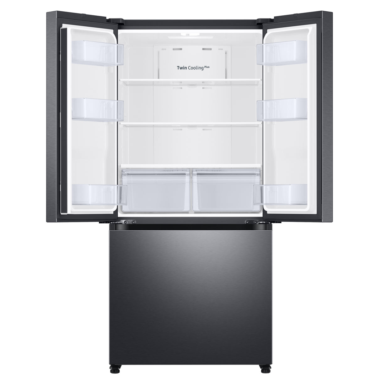 18 cu. ft. Smart Counter Depth 3-Door French Door Refrigerator in White - (RF18A5101WW)