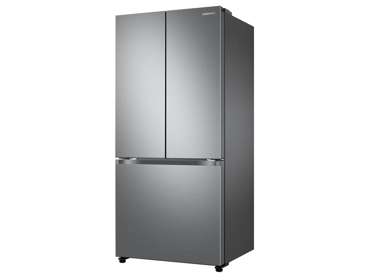 18 cu. ft. Smart Counter Depth 3-Door French Door Refrigerator in Stainless Steel - (RF18A5101SR)