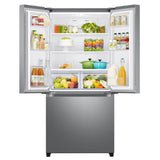 18 cu. ft. Smart Counter Depth 3-Door French Door Refrigerator in Stainless Steel - (RF18A5101SR)