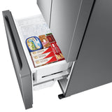 18 cu. ft. Smart Counter Depth 3-Door French Door Refrigerator in Stainless Steel - (RF18A5101SR)