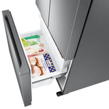 18 cu. ft. Smart Counter Depth 3-Door French Door Refrigerator in Stainless Steel - (RF18A5101SR)