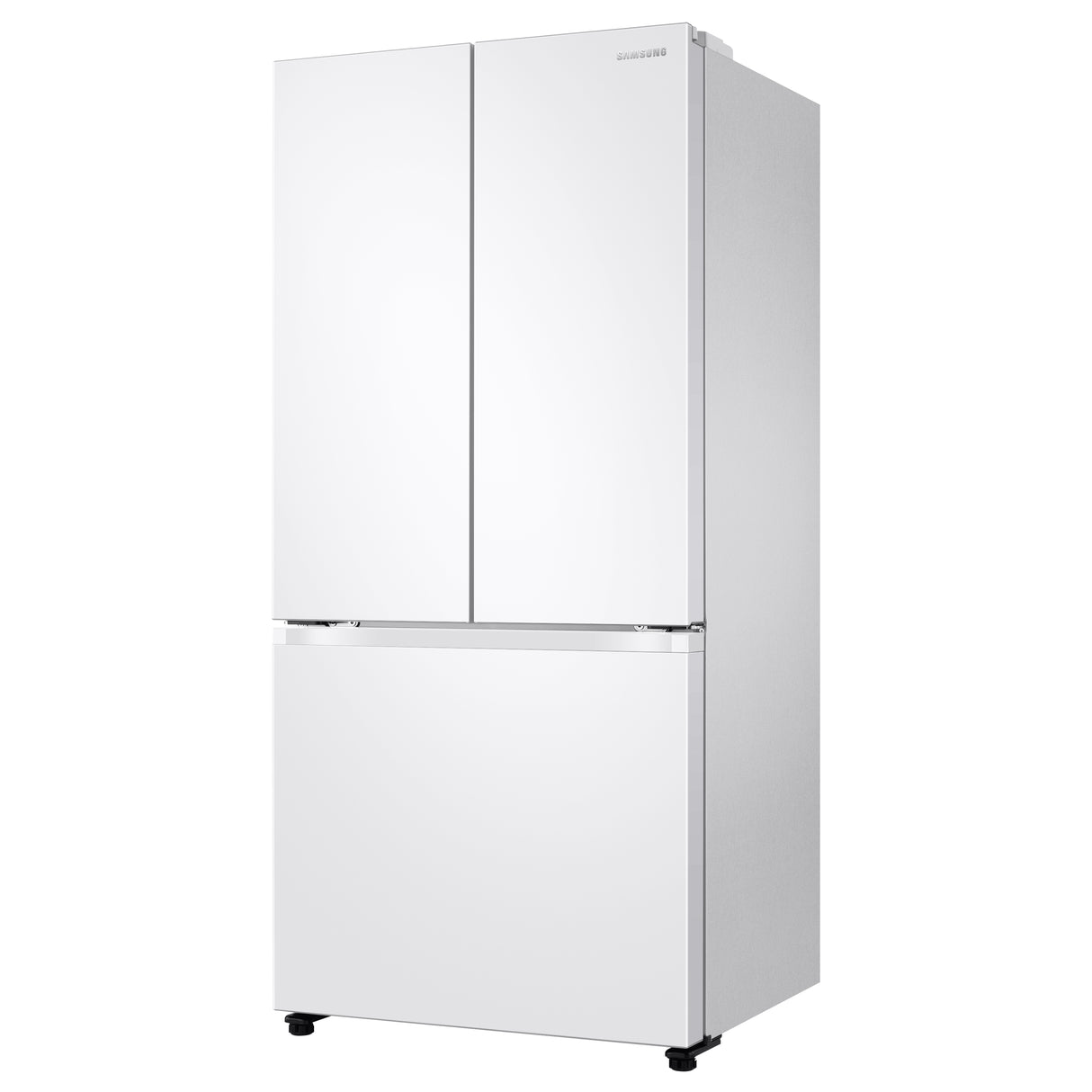 18 cu. ft. Smart Counter Depth 3-Door French Door Refrigerator in White - (RF18A5101WW)