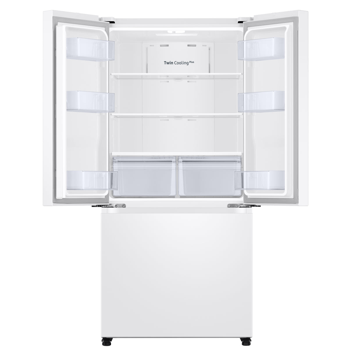 18 cu. ft. Smart Counter Depth 3-Door French Door Refrigerator in White - (RF18A5101WW)