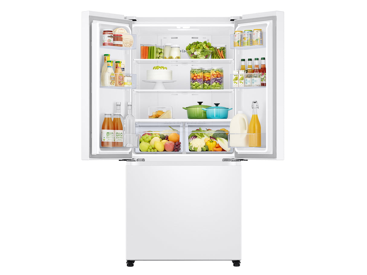 19.5 cu. ft. Smart 3-Door French Door Refrigerator in White - (RF20A5101WW)