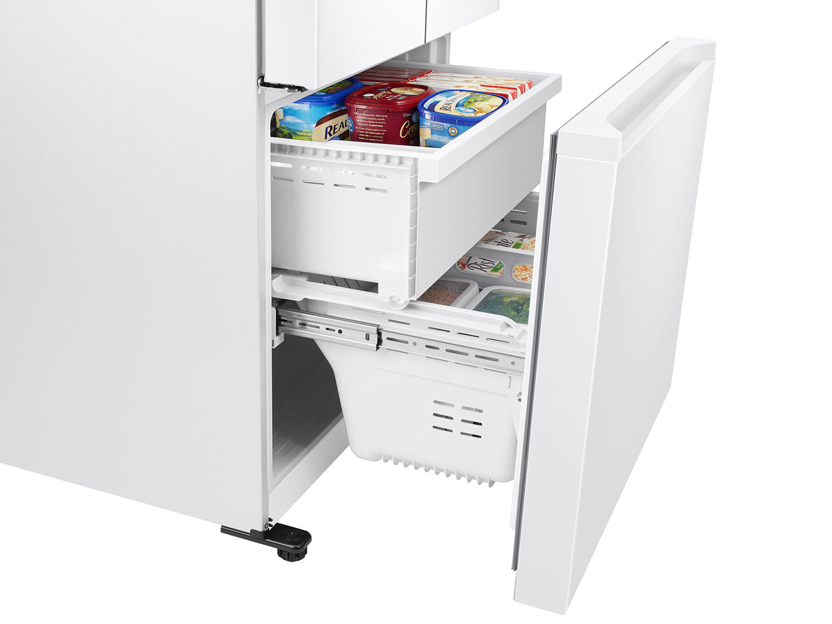 19.5 cu. ft. Smart 3-Door French Door Refrigerator in White - (RF20A5101WW)