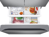 22 cu. ft. Smart 3-Door French Door Refrigerator in Stainless Steel - (RF22A4121SR)