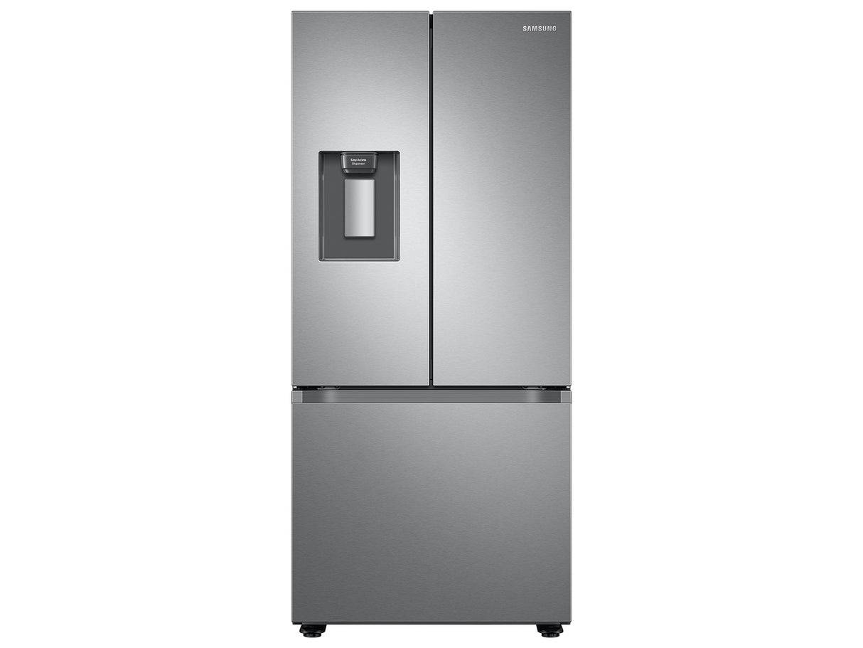 22 cu. ft. Food Showcase Counter Depth 4-Door French Door Refrigerator in Black Stainless Steel - (RF22R7351SG)