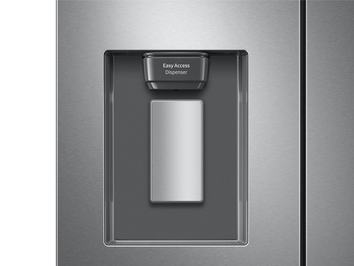 22 cu. ft. Smart 3-Door French Door Refrigerator with External Water Dispenser in Fingerprint Resistant Stainless Steel - (RF22A4221SR)