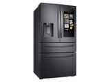 22 cu. ft. 4-Door French Door, Counter Depth Refrigerator with 21.5" Touch Screen Family Hub(TM) in Black Stainless Steel - (RF22R7551SG)